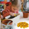 100 Pcs Disposable Finger Cots, Large Latex Finger Protectors for Clean and Dry Protection, Rubber Fingers Tips Tips for Beauty and Electronic Repair (Large Yellow) view 3