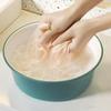 Healeved Bathroom Wash Basin Small Round Washing Basin Sink Lightweight Durable view 3