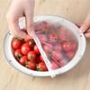 Yameifj Reusable Plastic Food Cover, Cling Film Set, Transparent Thickened Household Elastic Food Cover (400 PCS) view 3