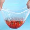 Yameifj Reusable Plastic Food Cover, Cling Film Set, Transparent Thickened Household Elastic Food Cover (400 PCS) view 4