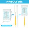 30 Pcs Duster Refill Compatible with Duster, Multi Surface Heavy Duty Feather Dusters Kit with 1 Handle, for Cleaning Furniture, Blinds, Ceiling Fans and Car(Color:Yellow) view 2