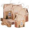 woric 24 Pieces Medium Christmas Party Favor Boxes Treat Boxes, Gift Boxes for Advent Calendar Candy Xmas Treats Cookies Decorations(5.5" x 3.5" x 2.5") view 1