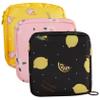 3Pcs Sanitary Napkin Storage Bag Cute Print Period Bag Zipper Closure Pad Bag Portable 4.7x4.7x1.6in Waterproof Sanitary Bags for Feminine Products view 2