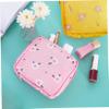 3Pcs Sanitary Napkin Storage Bag Cute Print Period Bag Zipper Closure Pad Bag Portable 4.7x4.7x1.6in Waterproof Sanitary Bags for Feminine Products view 3