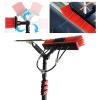 Window Cleaning Kit, Professional Window Cleaning Equipment Extendable Window Cleaning Pole and Squeegee Cleaner for High Windows-24FT view 1