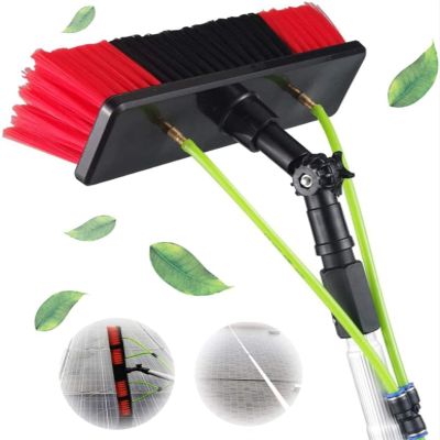 Window Cleaning Pole Water Fed Telescopic Brush Extendable Cleaner Conservatory Roof Cleaning Tools for Photovoltaic Panel Cleaning Trucks Windows Brush Head (Color : 11m/36.08ft, Size : 30C