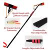 Water Fed Telescopic Brush, Window Cleaning Pole Brush Window and Solar Panel Cleaning System Windows Cleaning Trucks Water Fed Pole Kit (Color : 30cm Brush Head, Size : 7M/22.9Ft) view 2