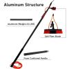 Window Cleaning Brush Equipment, Water Fed Telescopic Brush/Brush and Squeegee/Extendable, Water Fed Pole Set Scrubbing Brush, (with Squeegee),35cmbrushhead (Color : 35cmbrushhead, Size : 5. view 2