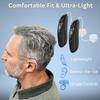 Rechargeable Hearing Aids for Seniors Adults - Noise Cancelling - Wireless Charging Case - Over the Ear RIC and BTE Design - Audifonos Para Sordos - OTC - Pair of 2 - Black Hearing Aids - Clarity Audiology view 4