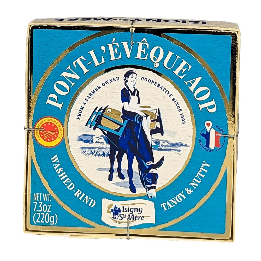 NineLife Basics Pont-Leveque AOP Isigny Washed Rind 7.3 oz (Pack of 2)