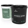 Wipex Gym Cleaning Wipes Bundle - Get (1) 400ct Lemongrass Surface Wipes & (1) 225ct Body Cloths for After Workout, Plant-Based Fitness Equipment Wipes, Clean Surfaces & Mats and Peloton Bike view 1