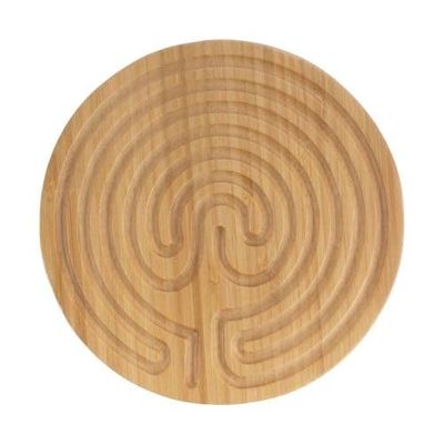Finger Labyrinth - 6" - Cretan Style - Carbonized Brown - 10 Units