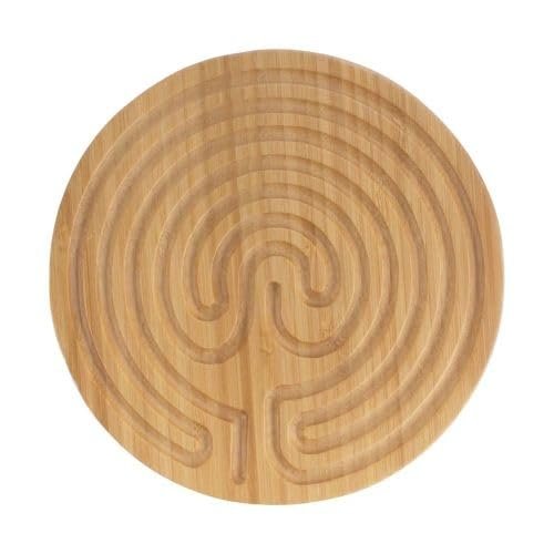 Finger Labyrinth - 6" - Cretan Style - Carbonized Brown - 10 Units