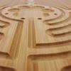 Finger Labyrinth - 12.5" - 11 Circuit Chartres Style - Carbonized Brown - 30 Units view 3
