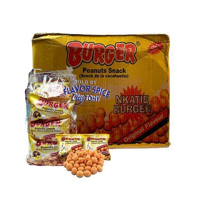 NineLife Basics Ghana Nkatie Peanut Deliciouss Snack | 1 BOX OF 12 PACKET | TOTAL OF 144 PCS