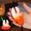 AXIASUO Fun Crab Claw Lighter, Multifunctional Lighter, Inflatable Butane Torch Lighter, Windproof Adjustable Lighter, Portable Metal Lighter, Unisex (Butane Not Included)(Bronze) view 3