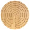 Finger Labyrinth - 12.5" - 7 Circuit Cretan Style - Carbonized Brown - 10 Units view 1