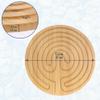 Finger Labyrinth - 12.5" - 7 Circuit Cretan Style - Carbonized Brown - 10 Units view 4