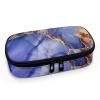 ASQVTIFE Dark Blue Marble01 Insulin Pen Cooler Insulin Pen Travel Case Insulin Cooler Travel Case Diabetic Cooler Travel Case Blood Glucose Monitor Case Insulin Container Diabetic Carrier Bag view 2