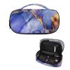 ASQVTIFE Dark Blue Marble01 Insulin Pen Cooler Insulin Pen Travel Case Insulin Cooler Travel Case Diabetic Cooler Travel Case Blood Glucose Monitor Case Insulin Container Diabetic Carrier Bag view 4