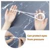 2 Pack Cataract Surgery Eye Patch Covered Edge Eye Shield Patch for Eye Surgery Recovery Covering Breathable After Surgery Eye Protection Clear Patch view 2