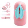 YHQCT 5Pcs Infant Nail Clippers Care Set Newborn Baby Healthcare Kits with Rabbit Storage Box Care Tools for Baby view 1