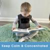 Weighted Vest for Kids - Adjustable Compression Vest for Children with Sensory Issues, Autism, ADHD - Includes 6 Removable Weights (Large, Ages 10+) view 2