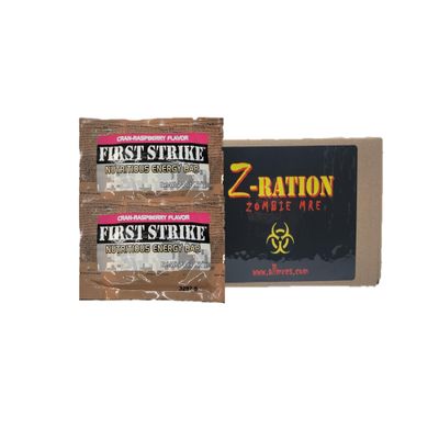 First Strik Bars 6 Packs - Cran-Raspberry, Apple Cinnamon, Chocolate, Mini Mocha and Variety Pack Options (12 Cran-Raspberry)