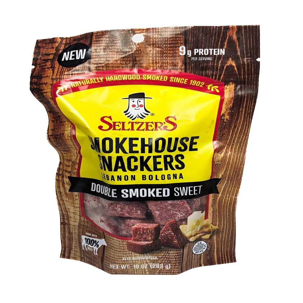 Lebanon Bologna Smokehouse Snackers, Double Smoked Sweet Flavor, 10 oz (Pack of 4)