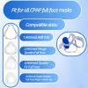 6 Pack Mask Liners Compatible with Medium Size CPAP Full Face Mask,Comfort Reusable Cushion Mask Covers,Absorbs Facial Oils and Moisture Improve The Comfort of Wearing The Mask (Medium Size) view 4