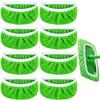 8 Pack Reusable Microfiber Mop Pads for Swiffer Sweeper - Wet & Dry Cleaning Cloths - Mop Head Replacement Washable Refills for Household Floors (8Pack Green) view 1