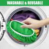 8 Pack Reusable Microfiber Mop Pads for Swiffer Sweeper - Wet & Dry Cleaning Cloths - Mop Head Replacement Washable Refills for Household Floors (8Pack Green) view 3
