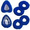 6 Pack Mask Liners Compatible with Small Size CPAP Full Face Mask,Comfort Reusable Cushion Mask Covers,Absorbs Facial Oils and Moisture Improve The Comfort of Wearing The Mask (Small Size) view 1