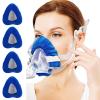 6 Pack Mask Liners Compatible with Small Size CPAP Full Face Mask,Comfort Reusable Cushion Mask Covers,Absorbs Facial Oils and Moisture Improve The Comfort of Wearing The Mask (Small Size) view 2