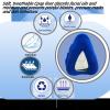 6 Pack Mask Liners Compatible with Small Size CPAP Full Face Mask,Comfort Reusable Cushion Mask Covers,Absorbs Facial Oils and Moisture Improve The Comfort of Wearing The Mask (Small Size) view 3