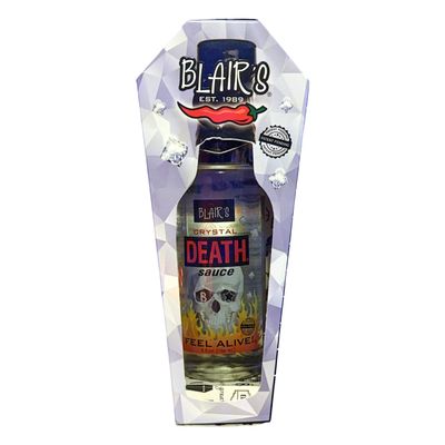 Blair's Crystal Death Sauce 5oz - New, Limited Edition - Guinness Book World Records Hot Sauce 16 million Crystals - BEWARE, Extremely Hot, One of the World's Hottest Sauces