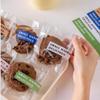 100 Pcs OPP Bags, Gift, Packaging, Candy Cookie, Raisin Sand Bags, Sweets Packs, Snack OPP, Mini, Small Portion Pastry Supplies, Cute with Stickers (3.1 4.7 inches) view 3