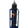 100cm Tall Oxygen Cylinder Rack/ Propane Tank Holder Floor Mountable, Hospital Laboratory Gas Cylinder Fixed Shelf/ Cylinder Bracket, with Protective Chain & Fixing Screws(# 27cm/10.6in-35x30x100cm/13 view 1