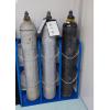 100cm Tall Oxygen Cylinder Rack/ Propane Tank Holder Floor Mountable, Hospital Laboratory Gas Cylinder Fixed Shelf/ Cylinder Bracket, with Protective Chain & Fixing Screws(# 24cm/9.4in-85x30x100cm/33. view 1