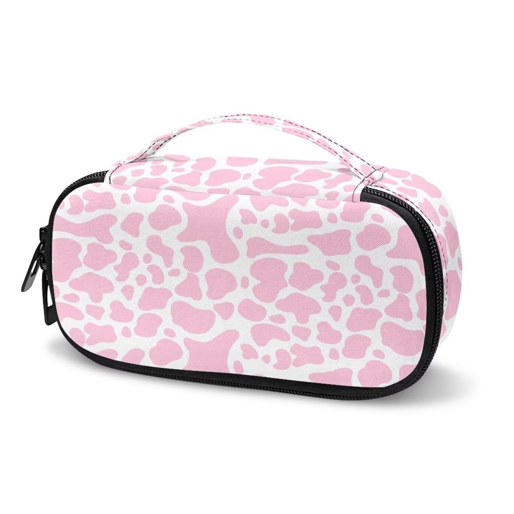 ASQVTIFE Pink Cow Stripe Insulin Cooler Travel Case Cooler Bag Insulin Pen Cooler Travel Case Diabetes Case Diabetic Medication Insulated Cooling Bag for Insulin Pens and Diabetic Supplies Storage