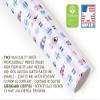 Cute Pastel Nutcracker Christmas Gift Wrap, Xmas Decoration Thick Wrapping Paper, Holiday Decor (Purple, 12 foot x 30 inch roll) view 4