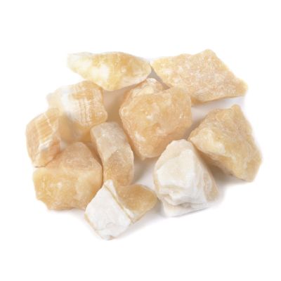1/2LB Large Raw Calcite Tumbled Stone Specimen Collection Pocket Worry Healing Crystal