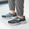 Ortho + Rest Men Diabetic Shoes Swollen Feet Diabetes Walking Shoes Arch Support Orthopedic Sneakers (10.5,Black/Grey) view 2