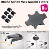 12-PcsMinifit Prowax Wax Guards Filters for Oticon Hearing Aids,Oticon Minifit Hearing Aid Replacement Parts Supplies Cleaning Kit Accessories view 3