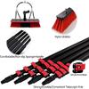 Window Cleaning Brush Equipment 3.6-11m Window Cleaner Kit Water Fed Pole/Hose Professional Glass Squeegee Window Cleaner Shower Squeegee with Pole view 3