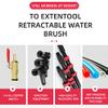 12ft/3.6m-36ft/10.8m Telescopic Rod Water Brush, Solar and Window Cleaning Pole with Brush/Water Powered Telescopic Brush Vent Cleaning System view 4
