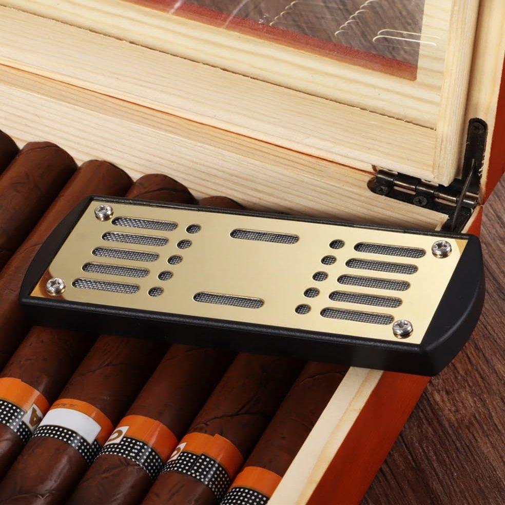 Chewtoyo Cigar Humidity Device Rectangle, Humidifier Built-in Sponge for Cabinets/Cigar Humidors, Keeps The Taste Best Cigars for
