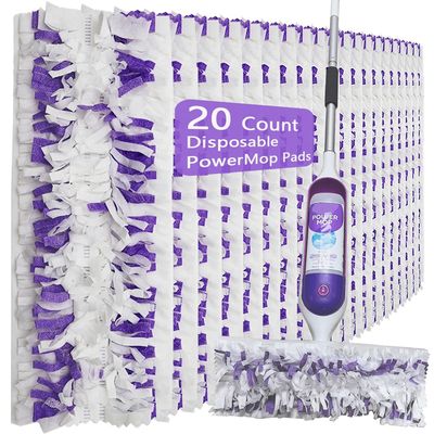 Disposable Mop Pads for Swiffer PowerMop Multi-Surface Mopping Pad Refills | Safe on All Finished Floors | Compatible with Swiffer PowerMop (20 Count)