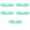 bepisof 5Pack Semitransparent Portable Mini Green Leak-proof Box Holder Contact Lens Case Kit for Home Travel/Daily Use view 3