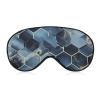 Sleep Mask Soft Comfortable Eye Mask with Adjustable Strap Eye Cover Blue Hexagons and DiamondsEye Shade for Men Women Work Travel view 1